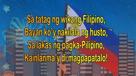 Tatag Ng Wikang Filipino Lakas Ng Pagka Pilipino Tema Youtube