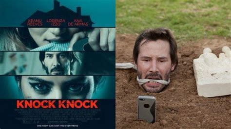 Sinopsis Knock Knock Keanu Reeves Yang Dijebak 2 Gadis Pembawa Petaka