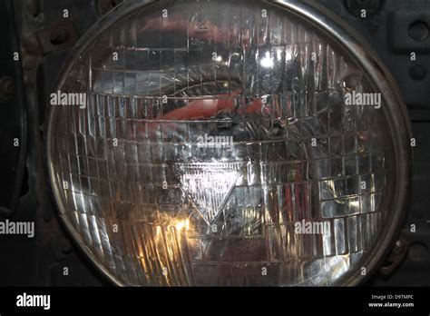 Old car light Stock Photo - Alamy