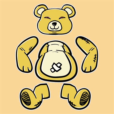 5 Best Images Of Printable Teddy Bear Sewing Pattern Teddy Bear