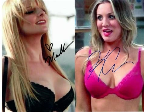 The Big Bang Theory Kaley Cuoco And Melissa Rauch Signed 10x8 Color Photo Coa On Ebid United