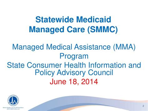 Ppt Statewide Medicaid Managed Care Smmc Powerpoint Presentation