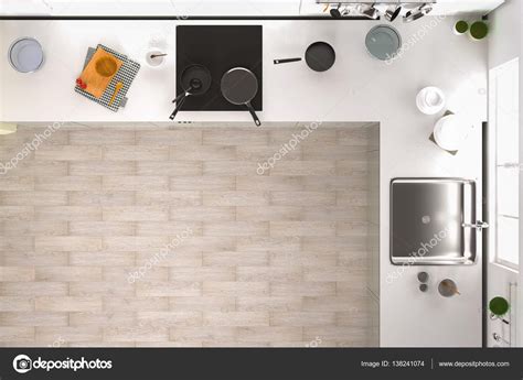 Our job is to design and supply the free autocad blocks people need to engineer their big ideas. Kitchen top view — Stock Photo © phonlamai #138241074