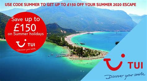 Save With Tui Code Summer Between £100 And £150 Per Booking