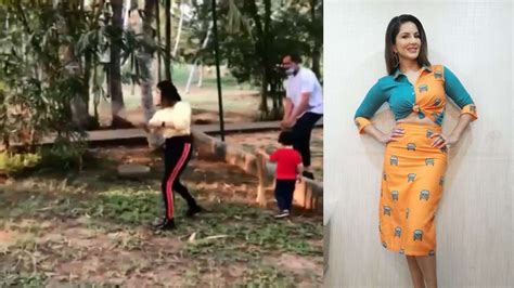 Sunny Leone Plays Cricket Jokes About Joining Team India For England Series Watch Video India Tv