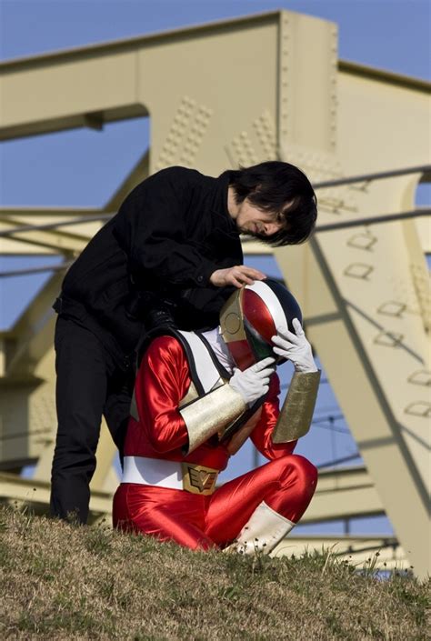 Japanese Superhero At The Riverside Meanwhile In Japan