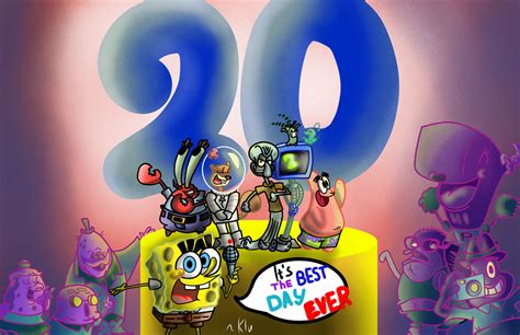 Happy 20th Anniversary Spongebob Squarepants By Klushaklushevich On