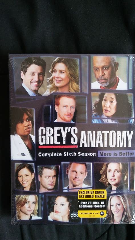 Greys Anatomy Season 6 Dvd On Mercari Greys Anatomy Greys Anatomy