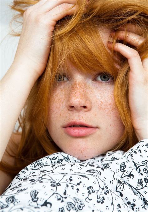 Ginger Redhead Pecas Freckles Pelirroja Fire Hair Ginger