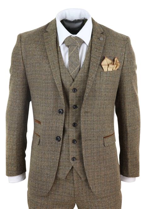 Tweed 3 Piece Suits Buy Online Happy Gentleman Uk