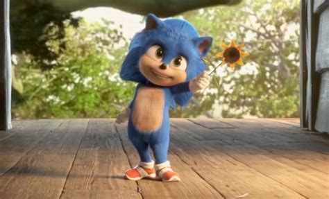 Upcoming Sonic The Hedgehog Movie Reveals Images Of Baby Sonic