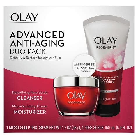 Olay Regenerist Advanced Anti Aging Pore Scrub Cleanser 50 Oz And