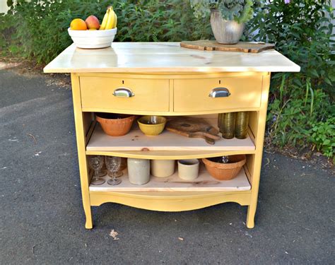 Heir And Space Antique Dresser Turned Kitchen Island