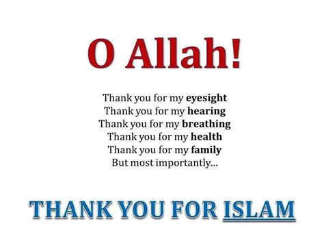 Thank You Allah Beautiful Islamic Quotes Daily Affirmations Islamic
