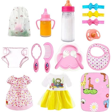 Baby Doll Accessories Baby Doll Feeding And Caring Set