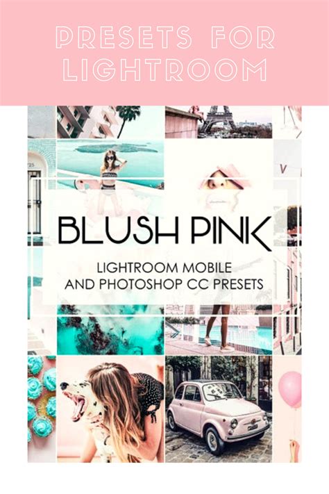 Say hello to these blush pink presets that make your photos look cute and bubbly. 16 Blush Pink Presets lightroom, obténlos ahora. en 2020 ...