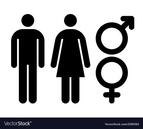 Male And Female Sign Gender Symbol Royalty Free Vector Image Hot Sex