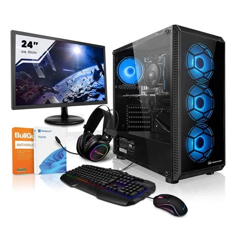 Megaport Gaming Pc Komplettsystem 24 Intel Core I5 10400f 6x290 Ghz