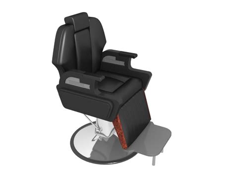 Professional Barber Chair 3d Model 3ds Max Files Free Download