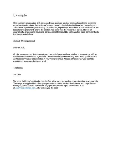 Professional Email Format Templates | Business Mentor