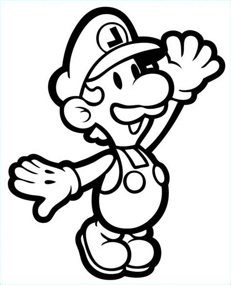 Mario à Colorier Beau Image Coloriage Super Mario Gratuit à Imprimer  Coloriage  Coloriage
