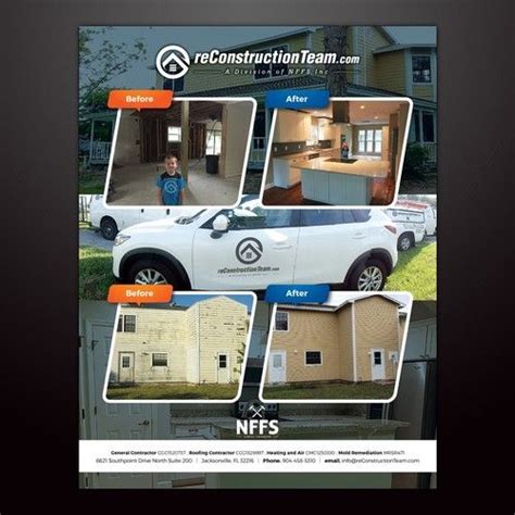 We understand that you have a wide variety of. creative Construction Company flyer We are a residential service general contractor for banking ...