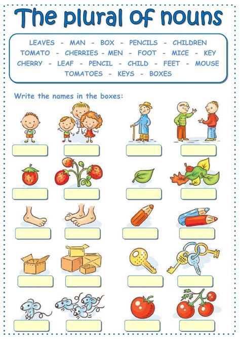 This, that, these, those exercises. The plural of nouns interactive and downloadable worksheet ...