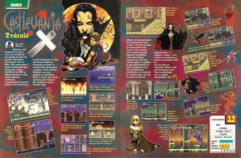 Castlevania Dracula X of Super Nintendo in Super GamePower nº 19