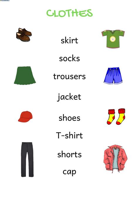 Games To Learn English Clothes