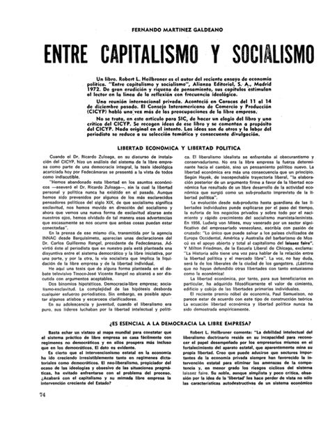 entre capitalismo y socialismo