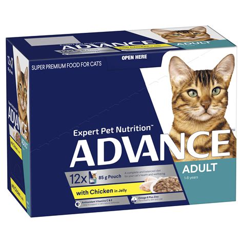 Buy Advance Adult Chicken In Jelly Wet Cat Food Pouches Online Better