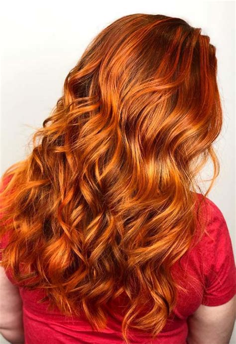 20 Breathtaking Hot Copper Hair Color Ideas Bafbouf