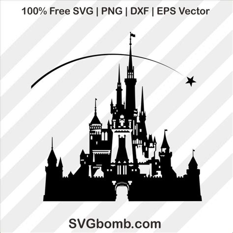 Disney Castle SVG Cut File | SVGBOMB
