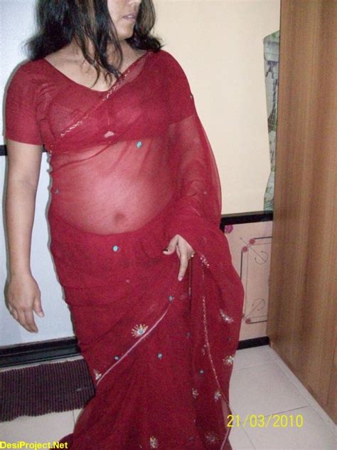 Sexy Aunty In Red Saari Photo Album By Balroz