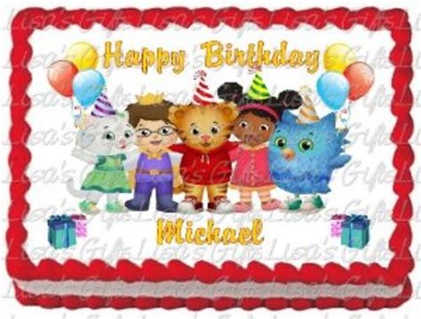 Daniel Tiger Theme Birthday Party Supplies And Ideas