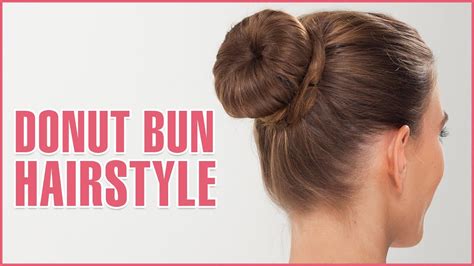 How To Make A Bun Using A Hair Doughnut Extra Small Hair Bun Maker