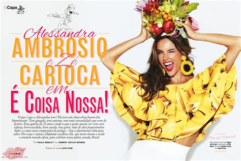 Beautiful Brazilian Fashion Model Alessandra Ambrosio Modeling For