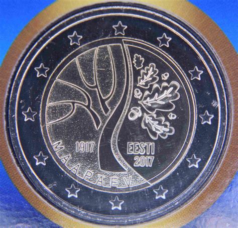 Estonia 2 Euro Coin Estonias Road To Independence 2017 Euro Coins