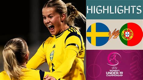 🇸🇪 Sweden Vs Portugal 🇵🇹 Uefa Womens U19 Championship Qualification Group A5 Youtube