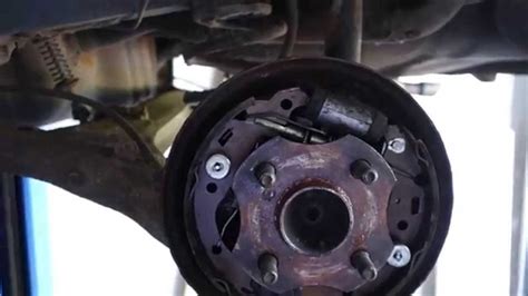 Toyota yaris brakes are held and released via strong electromagnetic power. How to replace rear brake drum Toyota Yaris. Years 1998 to 2006 - YouTube