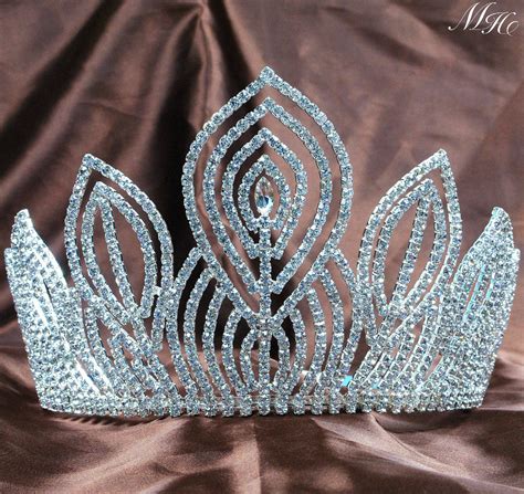 Fantastic Large 525″ Pageant Tiaras Handmade Brides