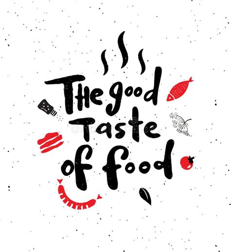 The Good Taste Of Food Fast Food Menu Template Hand Lettering