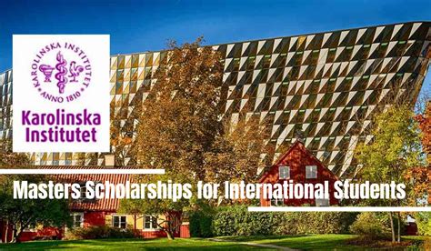Masters Scholarships For International Students In Sweden 2022