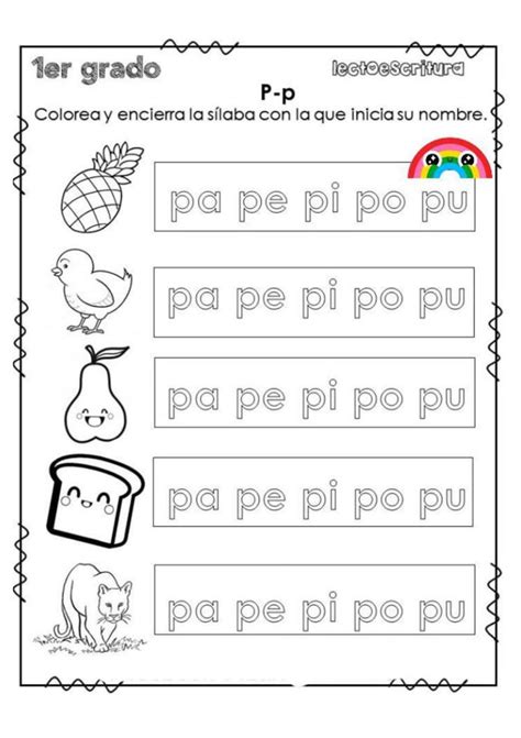 Completo Cuaderno Con Silabario Fonológico Imagenes Educativas