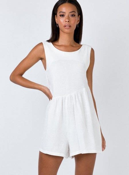 Women S Playsuits Online Australia Princess Polly White Playsuit