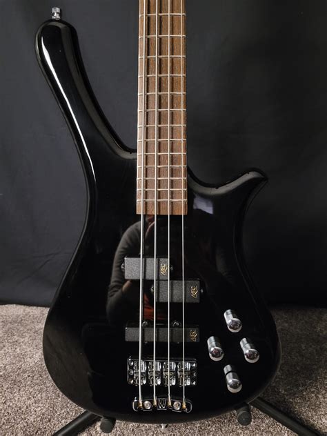 Warwick Rockbass Fortress 4 String Black High Glosson Sale Bass North