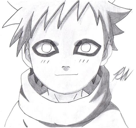 How To Draw Gaara Step By Step At Drawing Tutorials