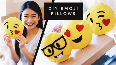 Diy Emoji Pillows 🤓 😍 😘 Youtube