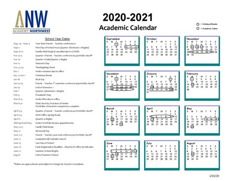 Northwest Missouri State Academic Calendar Printable Word Searches