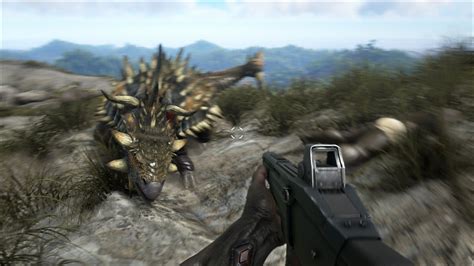 Ark Survival Evolved Trailer Du Fps Avec Des Dinosaures Sur Ps